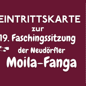Faschingssitzung 30. Jänner 2026 19 Uhr Saalkarte