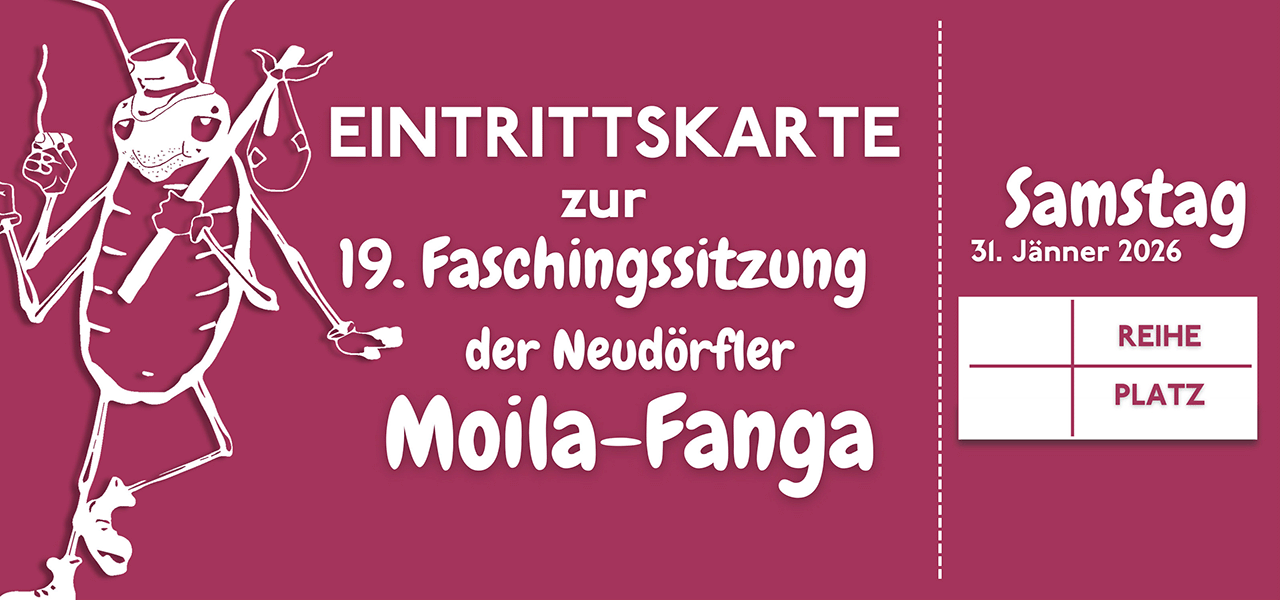 Faschingssitzung 31. Jänner 2026 19 Uhr Saalkarte